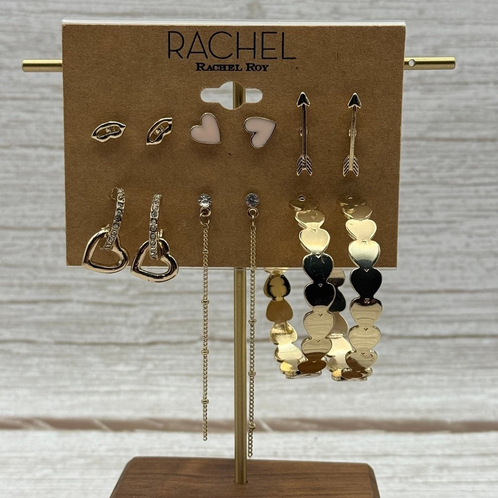 Rachel Roy earrings set of 6 pairs earrings nwt